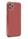 BFS  iPhone 11 Pro Max Kılıf Volet Silikon - Kırmızı