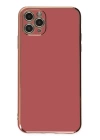 BFS  iPhone 11 Pro Max Kılıf Volet Silikon - Kırmızı