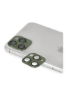 BFS  iPhone 11 Pro Max Pers Alüminyum Kamera Lens - Yeşil