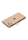 BFS  iPhone 11 Pro Max Renkli Kamera Lens Koruma Cam - Pembe-Mavi