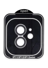 BFS  iPhone 11 PVD Metal Kamera Lens - Siyah