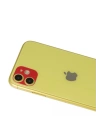 BFS  iPhone 11 Rainbow Kamera Lens Koruma Cam - Kırmızı
