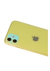 BFS  iPhone 11 Rainbow Kamera Lens Koruma Cam - Yeşil