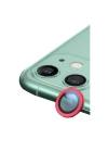 BFS  iPhone 11 Raze Metal Kamera Lens - Kırmızı