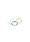 BFS  iPhone 11 Renkli Kamera Lens Koruma Cam - Sarı-Mavi
