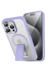 BFS  iPhone 11 Tork Magsafe Standlı Kapak - Lila