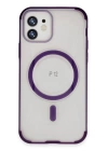 BFS  iPhone 12 Hilton Magsafe Kapak - Derin Mor