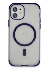 BFS  iPhone 12 Hilton Magsafe Kapak - Lacivert