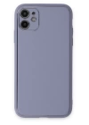 BFS  iPhone 12 Kılıf Coco Deri Silikon Kapak - Açık Lila