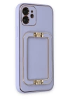 BFS  iPhone 12 Kılıf Coco Elit Kapak - Lila