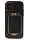 BFS  iPhone 12 Kılıf Coco Elit Kapak - Siyah
