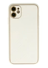 BFS  iPhone 12 Kılıf Coco Karbon Silikon - Beyaz