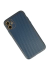 BFS  iPhone 12 Kılıf Coco Karbon Silikon - Mavi