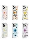BFS  iPhone 12 Kılıf Daisy Simli Magsafe Kapak - Pembe