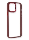 BFS  iPhone 12 Kılıf Dora Kapak - Kırmızı