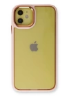 BFS  iPhone 12 Kılıf Dora Kapak - Pudra