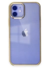 BFS  iPhone 12 Kılıf Element Silikon - Gold