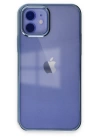 BFS  iPhone 12 Kılıf Element Silikon - Mavi