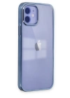 BFS  iPhone 12 Kılıf Element Silikon - Mavi