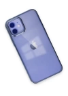 BFS  iPhone 12 Kılıf Element Silikon - Mavi