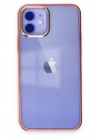 BFS  iPhone 12 Kılıf Element Silikon - Pembe