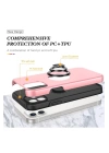 BFS  iPhone 12 Kılıf Elit Yüzüklü Kapak - Pembe