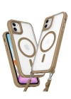 BFS  iPhone 12 Kılıf Enka Magsafe Silikon Kılıf - Desert