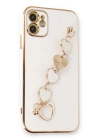BFS  iPhone 12 Kılıf Esila Silikon - Beyaz