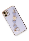 BFS  iPhone 12 Kılıf Esila Silikon - Lila