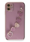 BFS  iPhone 12 Kılıf Esila Silikon - Mor