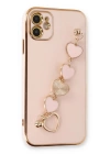BFS  iPhone 12 Kılıf Esila Silikon - Pudra