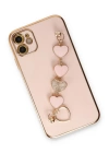 BFS  iPhone 12 Kılıf Esila Silikon - Pudra