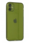 BFS  iPhone 12 Kılıf Fly Lens Silikon - Yeşil