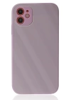 BFS  iPhone 12 Kılıf Glass Kapak - Mor