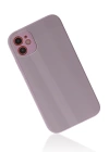 BFS  iPhone 12 Kılıf Glass Kapak - Mor