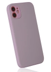 BFS  iPhone 12 Kılıf Glass Kapak - Mor