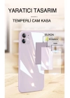 BFS  iPhone 12 Kılıf Glass Kapak - Sarı