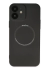 BFS  iPhone 12 Kılıf Jack Magneticsafe Lens Silikon - Siyah