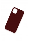 BFS  iPhone 12 Kılıf Lansman Legant Silikon - Bordo