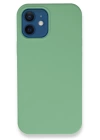 BFS  iPhone 12 Kılıf Lansman Legant Silikon - Yeşil