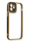 BFS  iPhone 12 Kılıf Liva Lens Silikon - Siyah