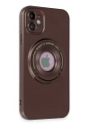 BFS  iPhone 12 Kılıf Lukka Magneticsafe Kapak - Kahverengi