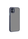 BFS  iPhone 12 Kılıf Montreal Silikon Kapak - Gri