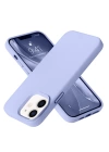 BFS  iPhone 12 Kılıf Nano içi Kadife Silikon - Lila
