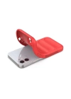 BFS  iPhone 12 Kılıf Optimum Silikon - Kırmızı