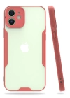 BFS  iPhone 12 Kılıf Platin Silikon - Pembe