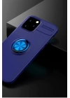 BFS  iPhone 12 Kılıf Range Yüzüklü Silikon - Mavi