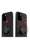 BFS  iPhone 12 Kılıf Range Yüzüklü Silikon - Mavi
