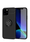 BFS  iPhone 12 Kılıf Range Yüzüklü Silikon - Siyah