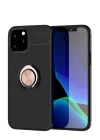BFS  iPhone 12 Kılıf Range Yüzüklü Silikon - Siyah-Gold